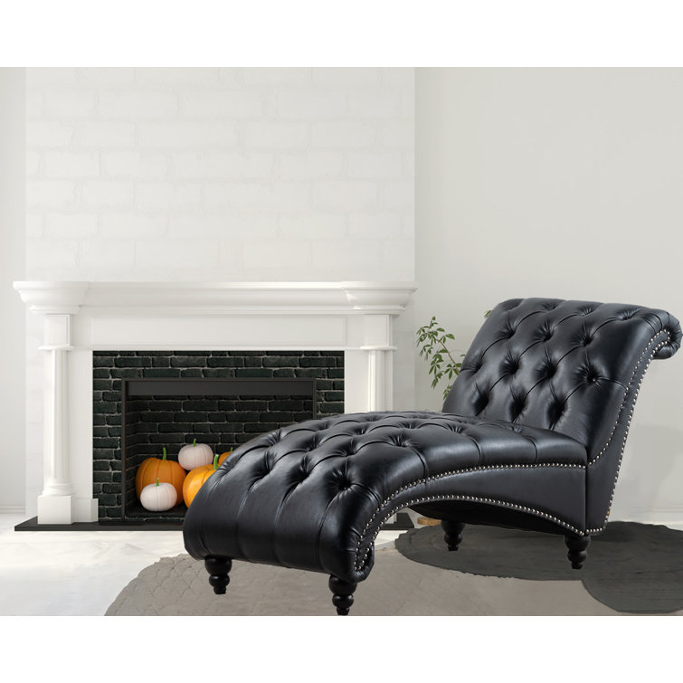 Darby Home Co Ryo Tufted Armless Chaise Lounge Chair Wayfair